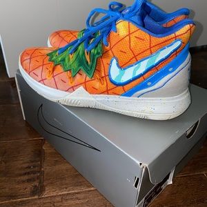 Kyrie Sponge Bob Pineapple house sneakers